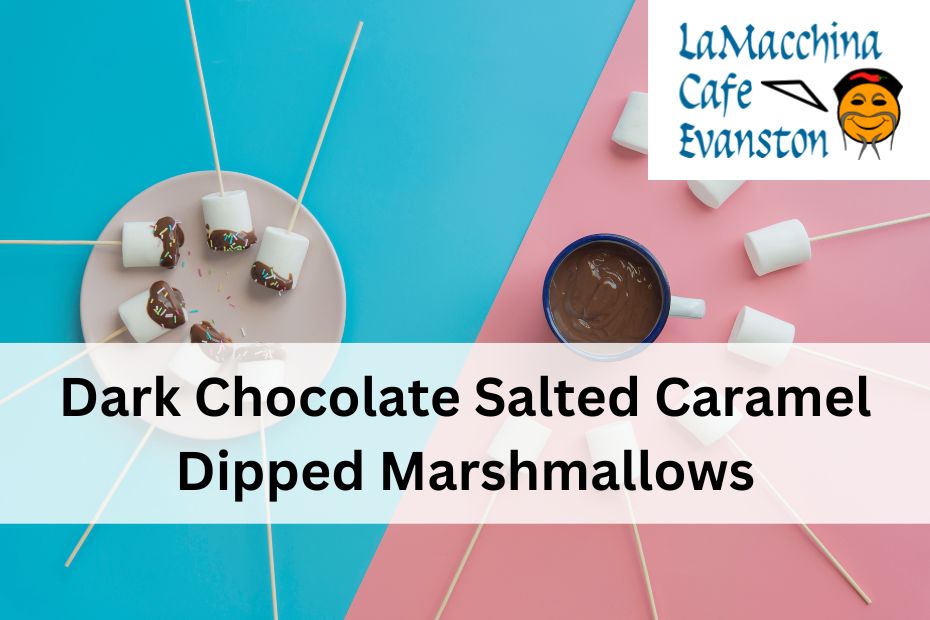 Dark Chocolate Salted Caramel Dipped Marshmallows