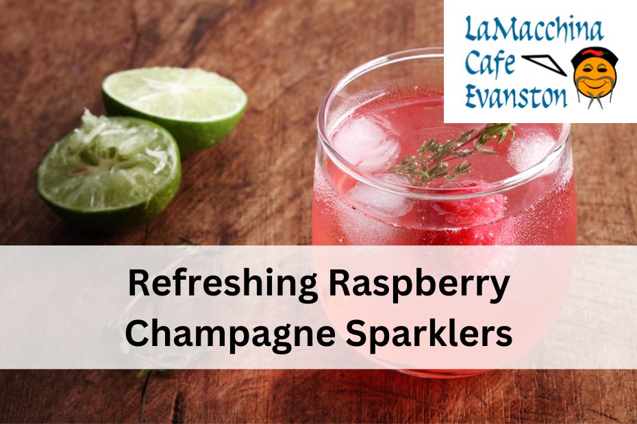 Refreshing Raspberry Champagne Sparklers